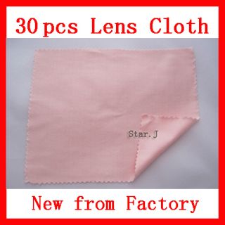 30pc Microfiber Lens Eyeglass Camera CD Cleaning Cloth
