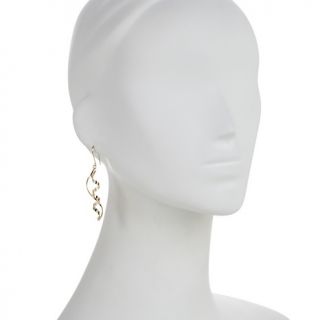 231 987 technibond high polished textured spiral drop earrings rating