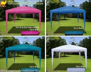 EZ POP UP Wedding Party Tent 10x10 Folding Gazebo Beach Canopy W Carry