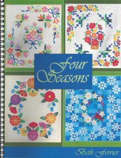 Four seasons applique book by Beth Ferrier of Applewood Farms