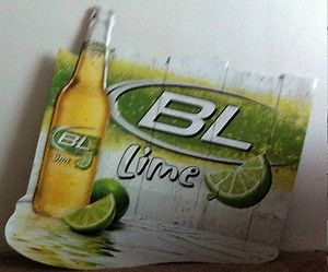 Bud light lime sign in Budweiser