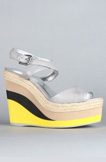 Pelle Moda The York Shoe in Light Gray Tuscano Calf