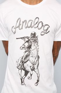 analog the death rider tee in white sale $ 13 95 $ 29 00 52 % off