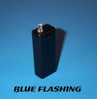 Fake Car Alarm LED Light Blue Blinking AAA Battery