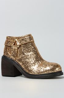 Senso Diffusion The Skye Boot in Gold Glitter