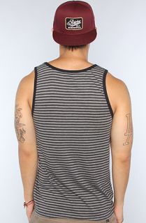 RVCA The Grain Tank in Dark Charcoal Heather