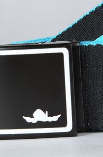 Fly Society The Airline Captain Belt in Black Teal White  Karmaloop