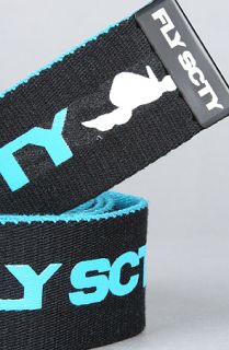 Fly Society The Airline Captain Belt in Black Teal White  Karmaloop