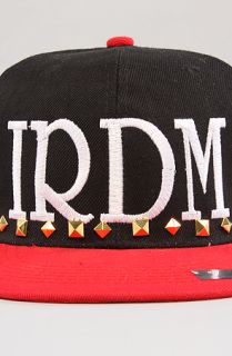 iridium irdm Hat Red and White with studs