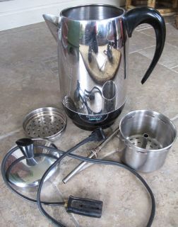 VGC Farberware Superfast 8 Cup Percolator Coffee Maker
