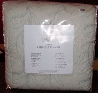 New Thom Filicia Candlewick Queen Comforter Set Bed 8PC Sheet $394