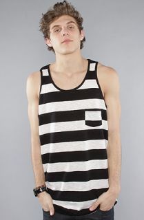 Civil The Michaels Tank Top in Black Cream