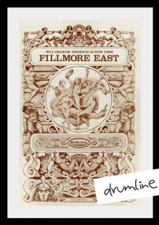  Janis Joplin 1969 Rock Concert Program Only Print Fillmore East