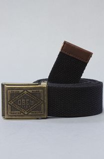 Obey The Trademark Camp Belt in Black