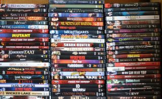  Lot of 70 Horror DVD Movies Ghost Rider Strangers Final Destination 3