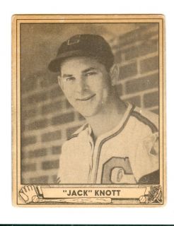1940 Play Ball Playball Jack John H Knott Jr 13 Chicago White Sox