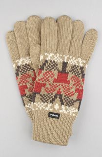 RVCA The Ghost Chant Gloves in Dark Khaki