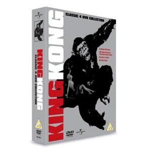 King Kong Collection vs Godzilla Escapes Monster Action 4 Film Set DVD