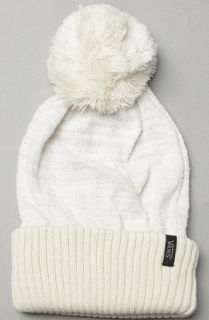 Vans The Backseat Beanie in Dirty White
