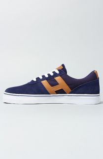 HUF The Choice Sneaker in Navy Tan Concrete