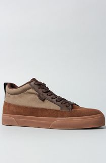 HUF The Clarence Sneaker in Military Brown