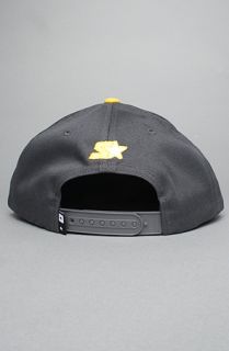 Fourstar Clothing The Street Pirate Starter Cap in Charcoal Yellow