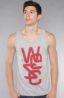 WeSC The Overlay Tank in Grey Melange