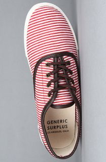 Generic Surplus The Borstal Sneaker in Red Stripe