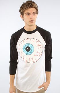 Mishka The Throwback Keep Watch Raglan in White