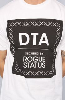 DTA   Rogue Status The Black Arms Tee in White