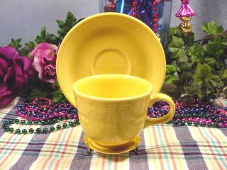 Sunflower Fiesta® Tea Cup Saucer Set 452 470 CLEARANCE Sale