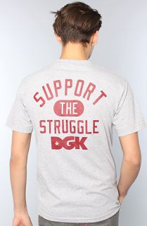 DGK The Support Tee in Athletic Heather