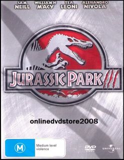 JURASSIC PARK III 3   Dinosaur ACTION THRILLER Movie DVD (NEW & SEALED