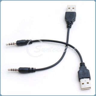jack stereo headset audio sync charging adapter cable for ipod