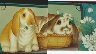 Courting Miss Daisy by Linda MC Fadden Rabbits  Acrylic
