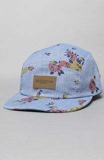 Obey The Meadowlark 5Panel Cap in Indigo Chambray