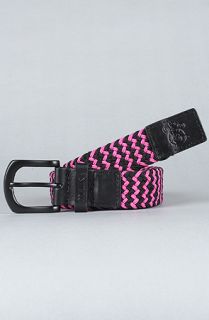 Mishka The Corn Row Belt in Magenta Concrete