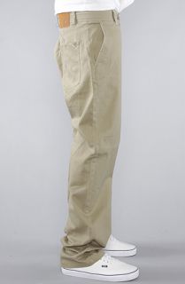 LRG The Team Coach True Straight Chino Pants in British Khaki