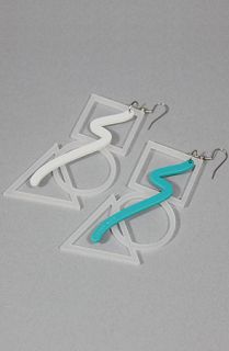 Forever Strung The Geo Surf EarringsTranslucent Clear