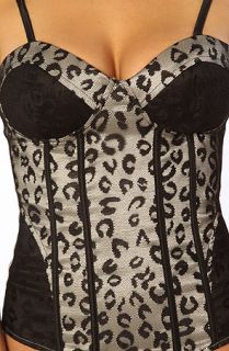 LA Boutique The Wild Cat Corset Concrete