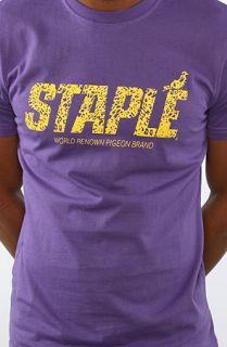 Staple The Staple Giant Animal Tee in Purple