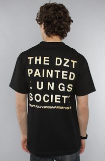 Dissizit The DZT PLS Tee in Black Concrete