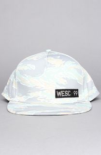 WeSC The Nebe Snapback Hat in Camo Concrete