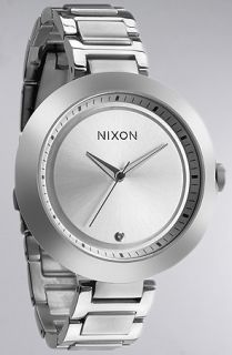 Nixon The Optique Watch in Silver Concrete