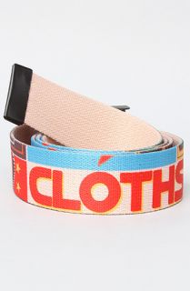 Play Cloths The Typo Belt in Multi Concrete