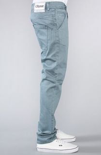 ORISUE The Rahm212 Slim Fit Pants in Grey Blue Wash