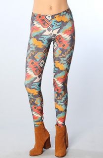 Leah McSweeney The Aztec Leggings in TerracottaExclusive  Karmaloop