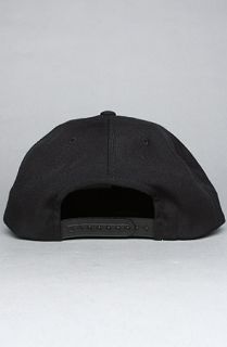 SSUR The Capo Snapback Hat in Black Concrete