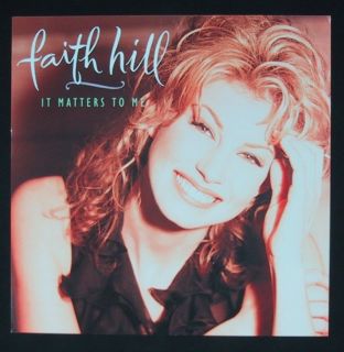 Faith Hill It Matters to Me Promo Poster Flat