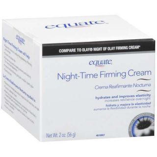 Equate Night Time Firming Cream 2oz  Hydrates & Improves Elasticity